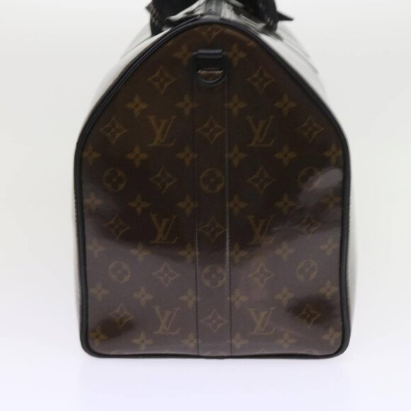 LOUIS VUITTON Monogram Glaze Keepall Bandouliere 50 Bag M43899 LV Auth 55861S - Picture 8 of 15